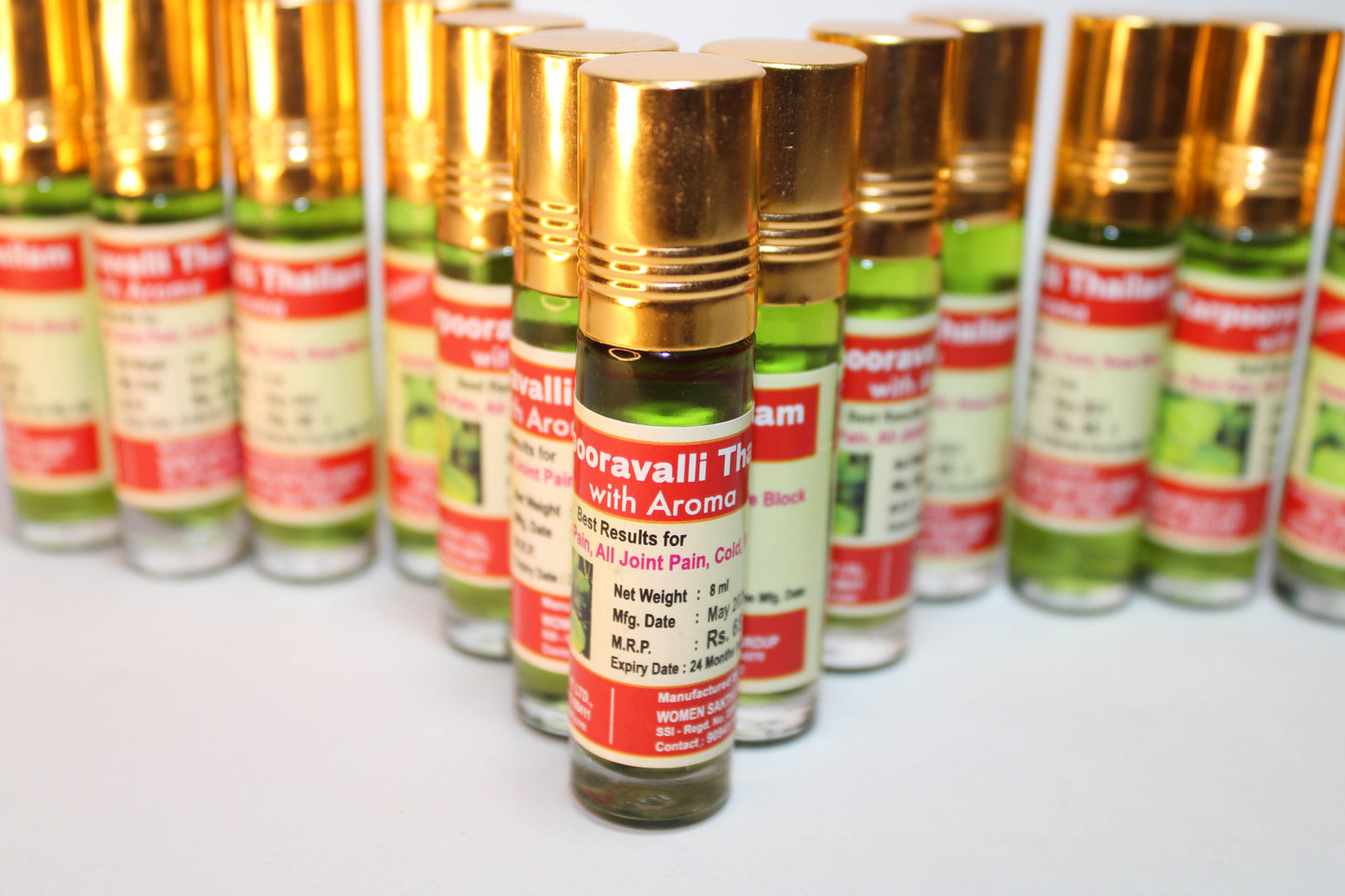 Karpooravalli Pain Balm With Aroma Oil