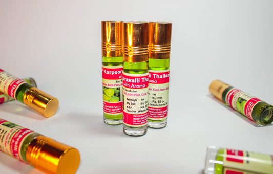 Karpooravalli Pain Balm With Aroma Oil